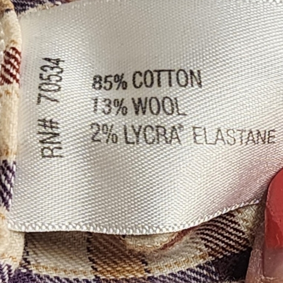 Orvis Men’s Plaid Flannel Shirt Large Cotton Wool Blend Winter Layering - Picture 8 of 9